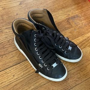 Ugg Black Leather Sneakers